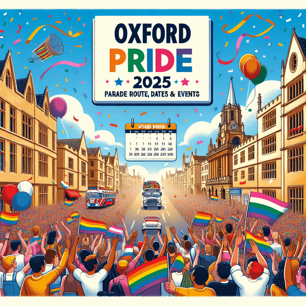 Oxford Pride 2025: Parade Route, Dates, and Events
