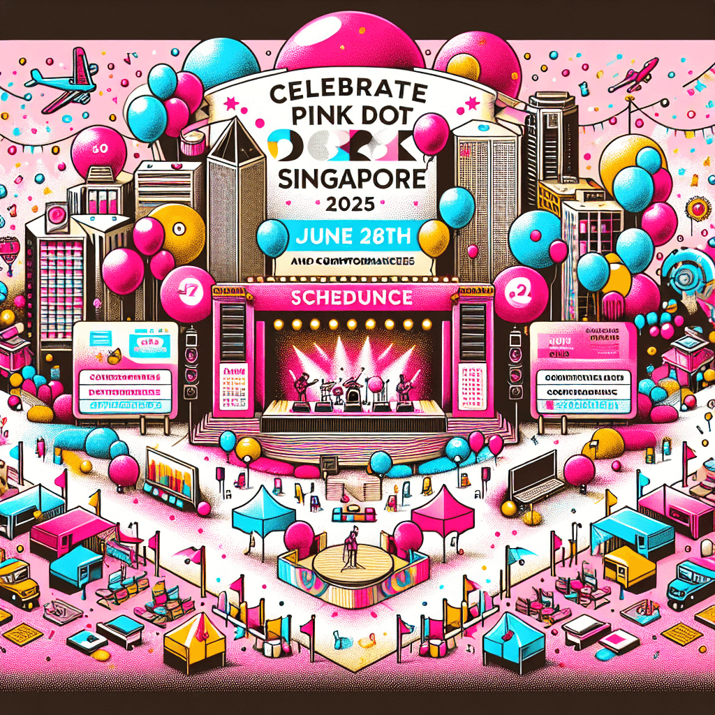 Celebrate Pink Dot Singapore 2025: Schedule, Performances, and Accommodations for June 28th