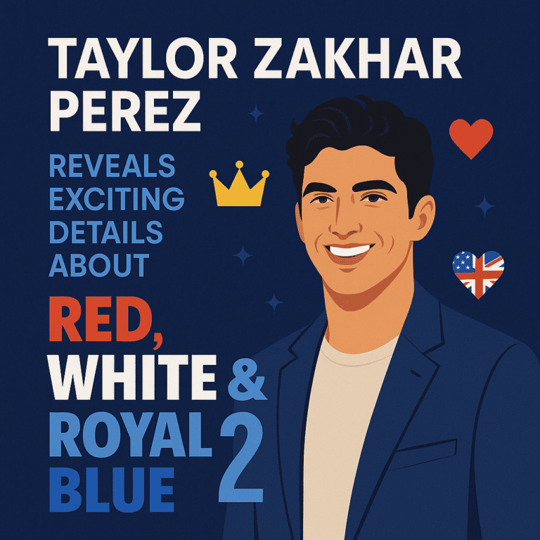 Taylor Zakhar Perez Reveals Exciting Details About Red, White & Royal Blue 2