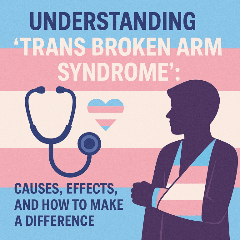 Understanding 'Trans Broken Arm Syndrome' Causes, Effects, and How to Make a Difference