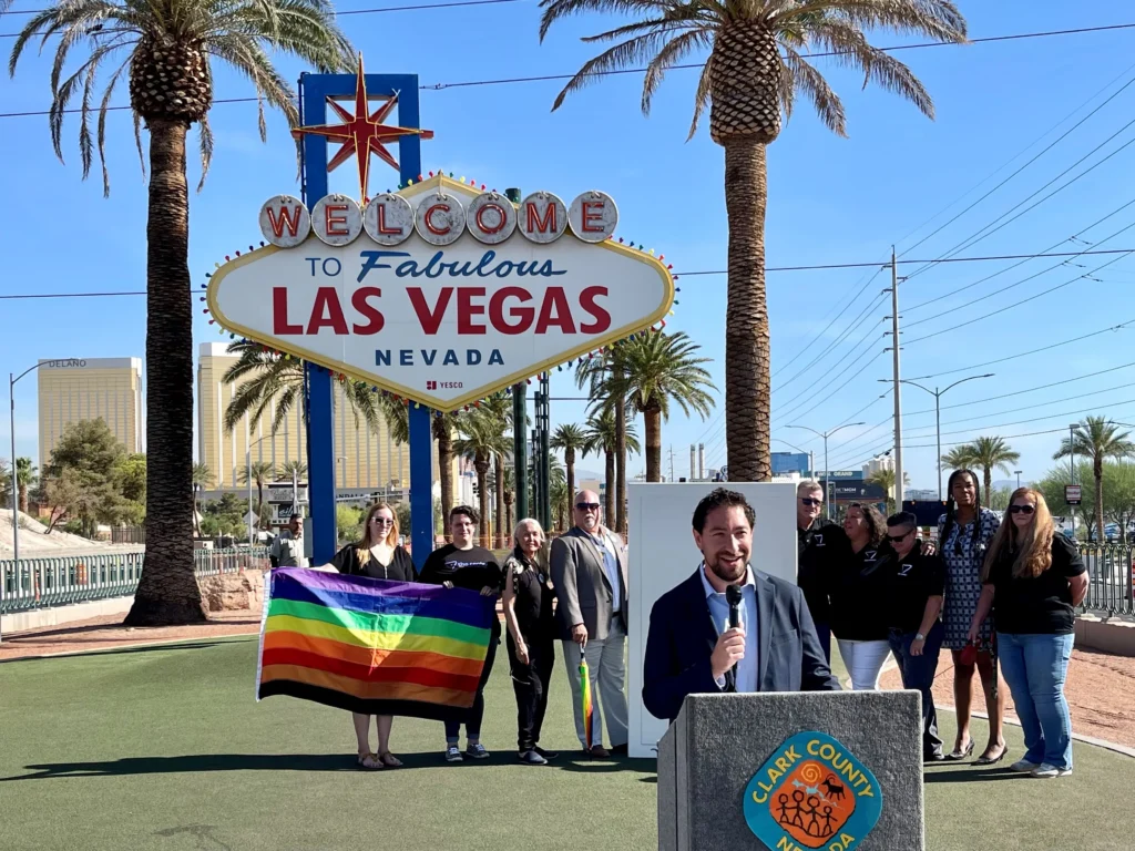 Las Vegas Pride 2025 Iconic Welcome Sign 2
