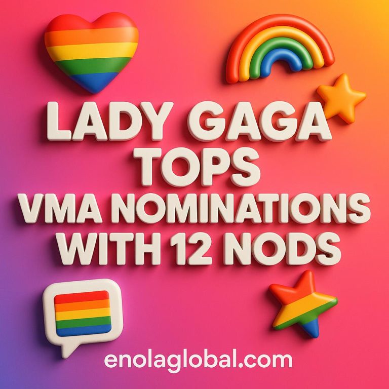 Lady Gaga Tops VMA Nominations with 12 Nods