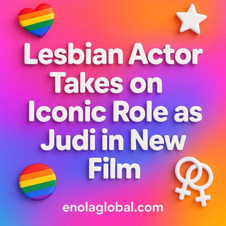 Lesbian Actor Takes on Iconic Role as Judi in New Film