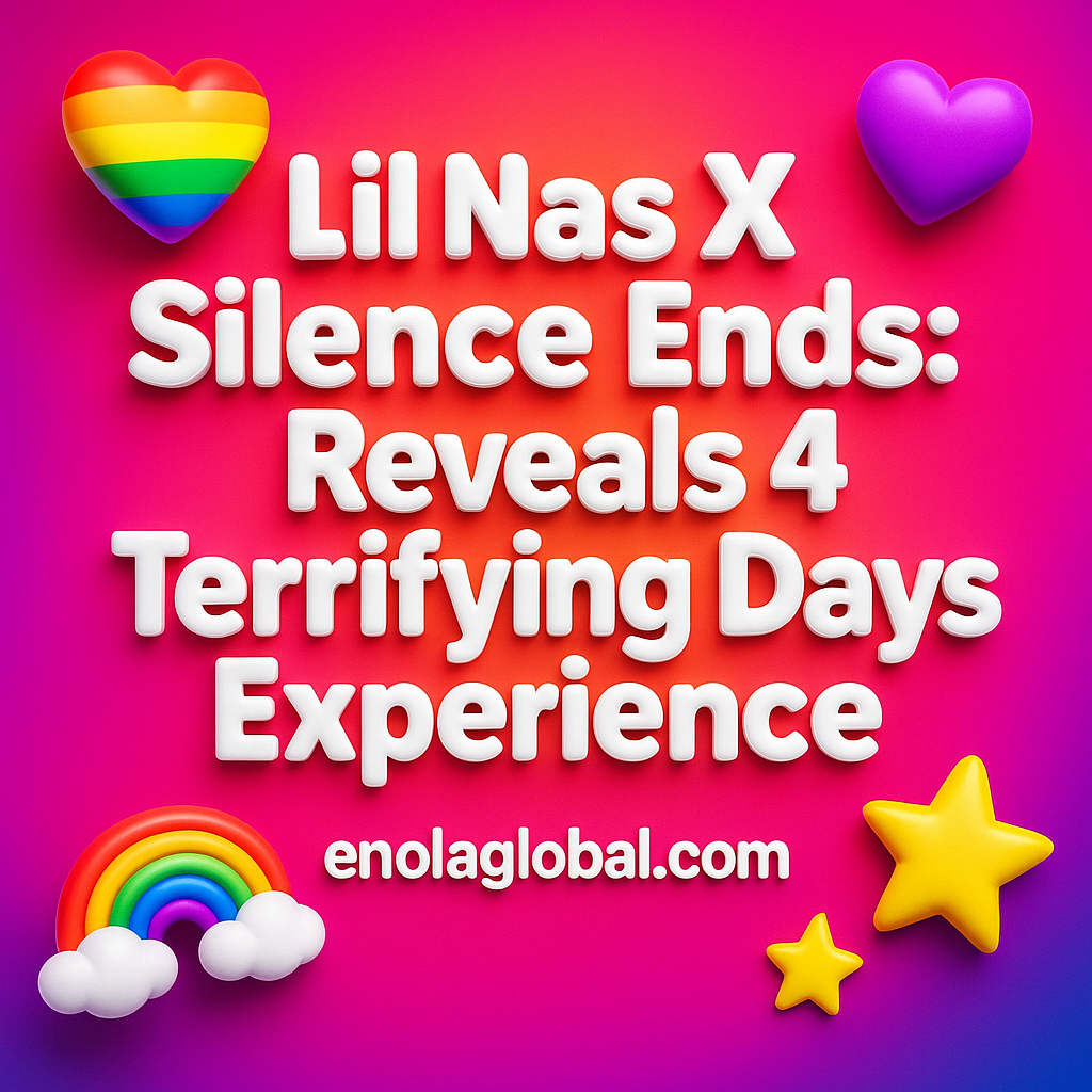 Lil Nas X Silence Ends - Reveals 4 Terrifying Days Experience
