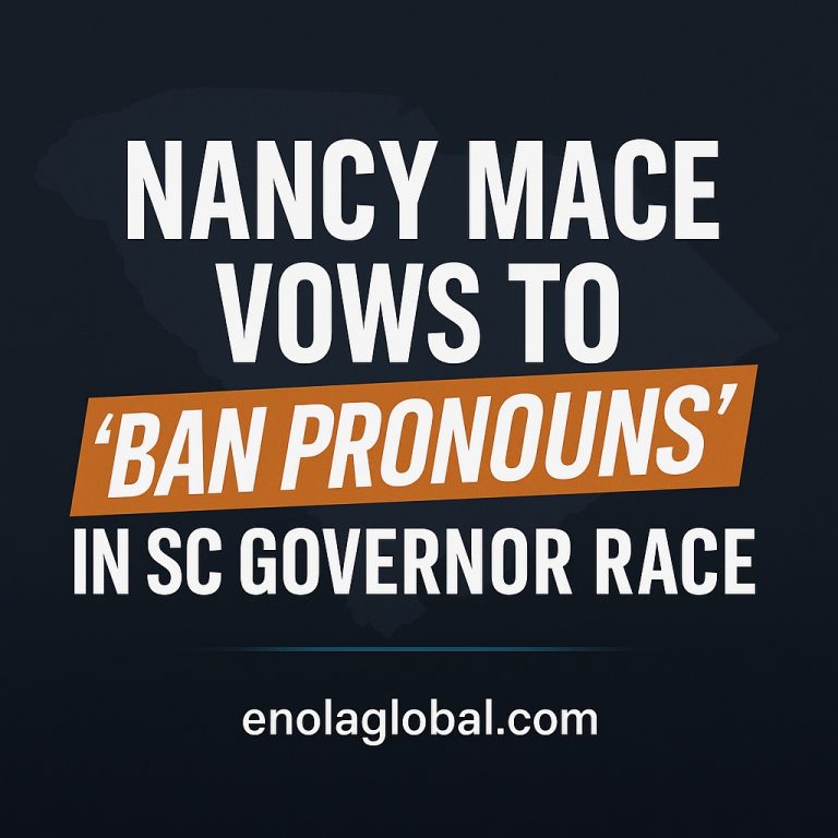 Nancy Mace speaks at The Citadel in Charleston, announcing her South Carolina governor campaign