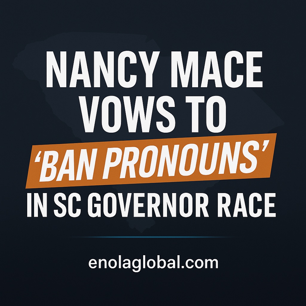 Nancy Mace speaks at The Citadel in Charleston, announcing her South Carolina governor campaign