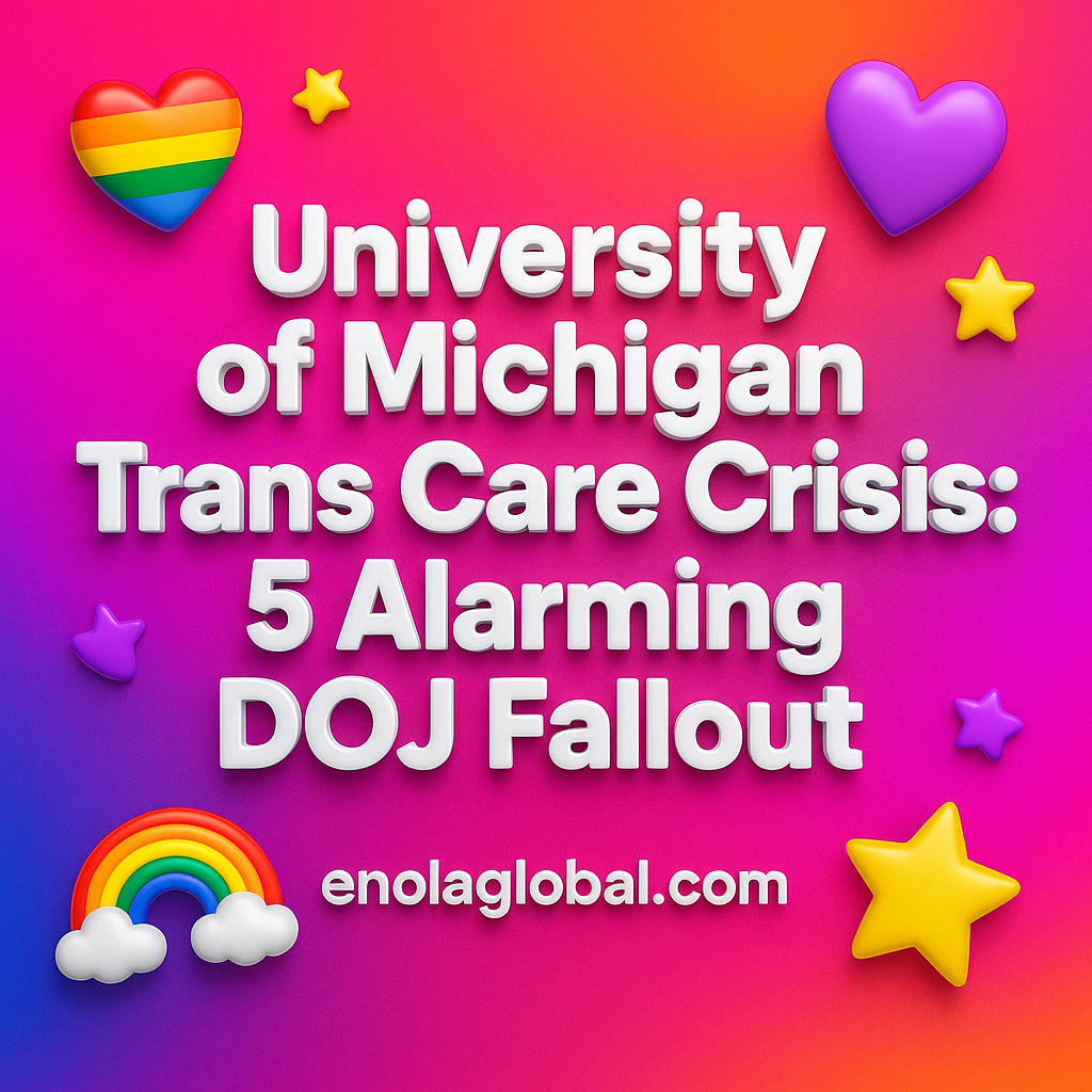 University of Michigan Trans Care Crisis - 5 Alarming DOJ Fallout